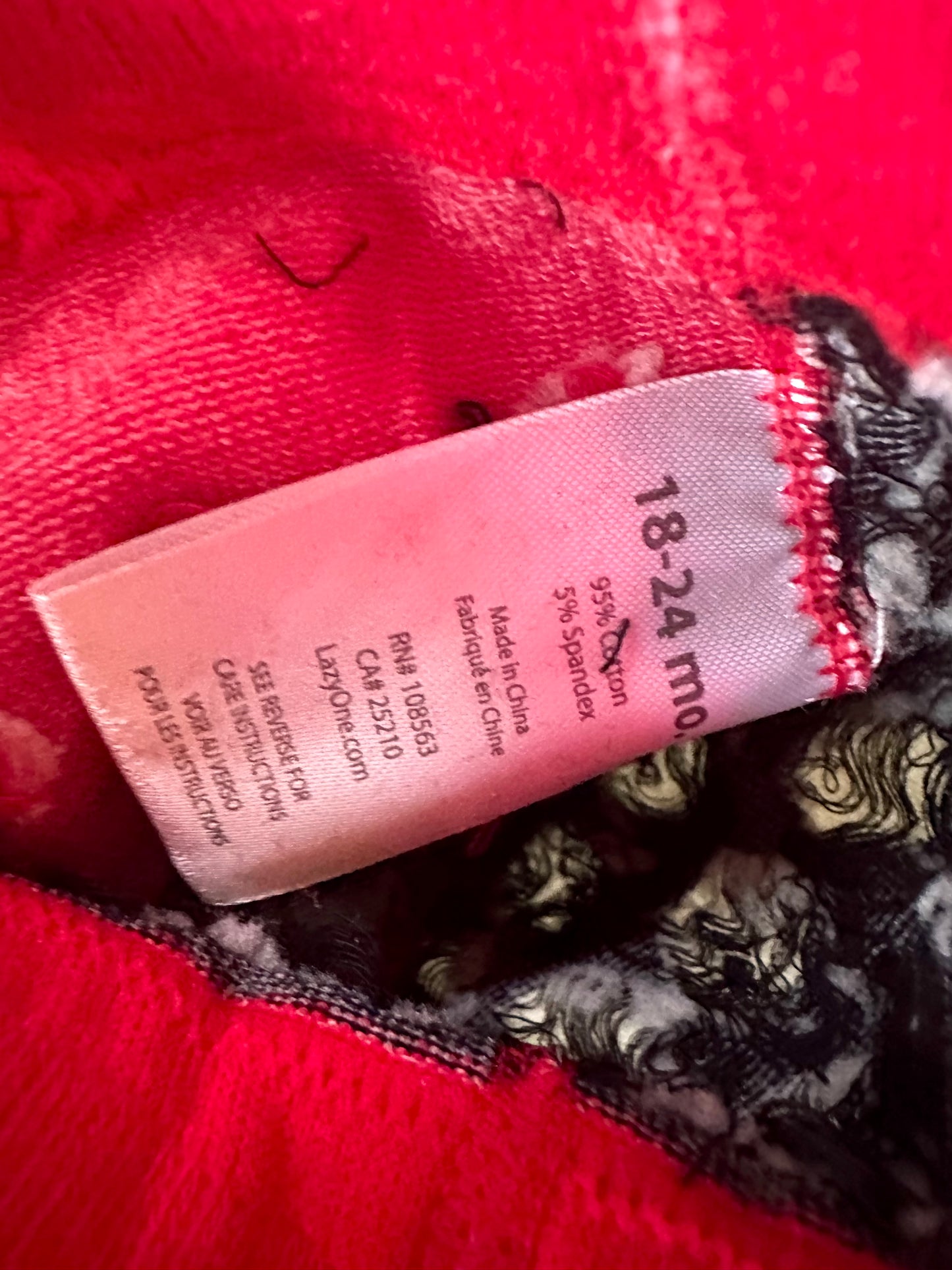 Bear Cheeks Dotted Leggings / 18-24m