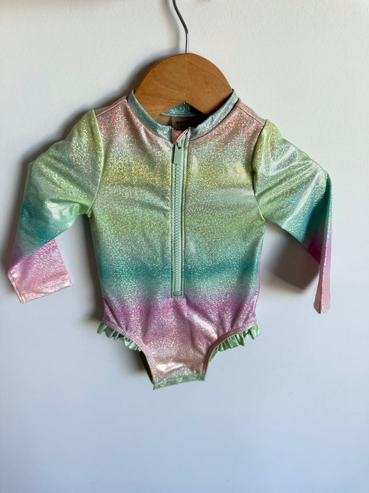 Shimmer Ombre Swimsuit / 6-12m
