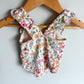 H&M Floral Ruffle Swimsuit / 4-6m