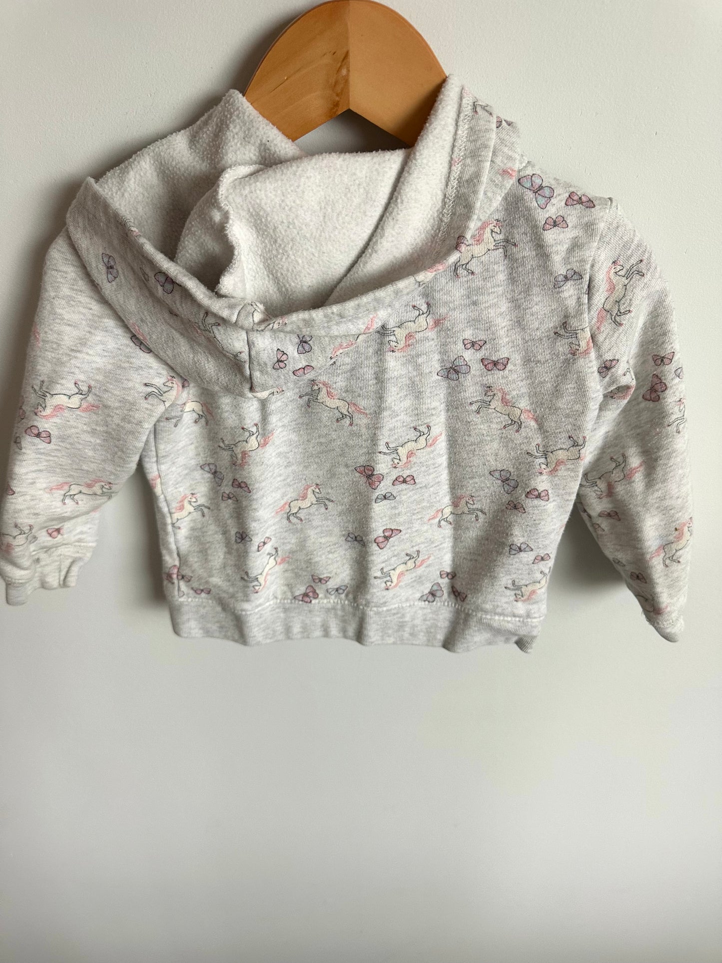 Grey Unicorn Sweater / 2-3T