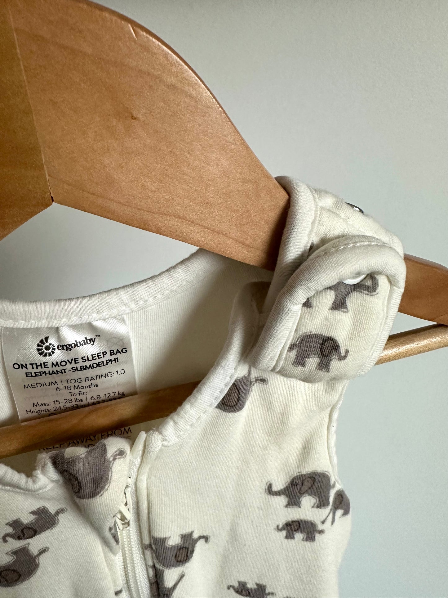 Elephant Sleep Sack 1.0 Tog / 6-18m