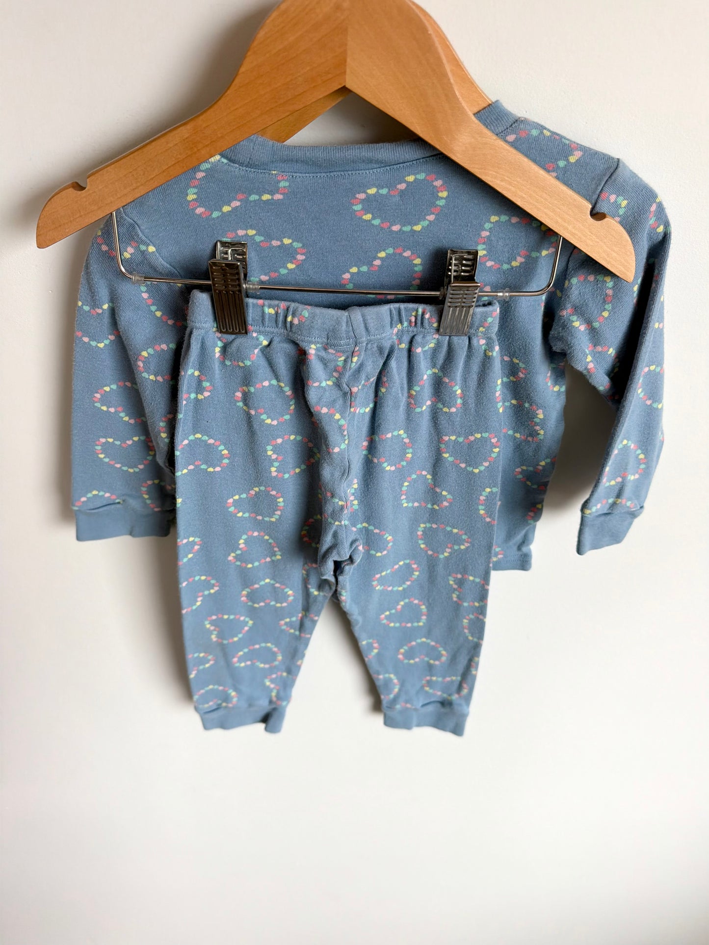 Blue Heart PJ Set (PLAY) / 18-24m