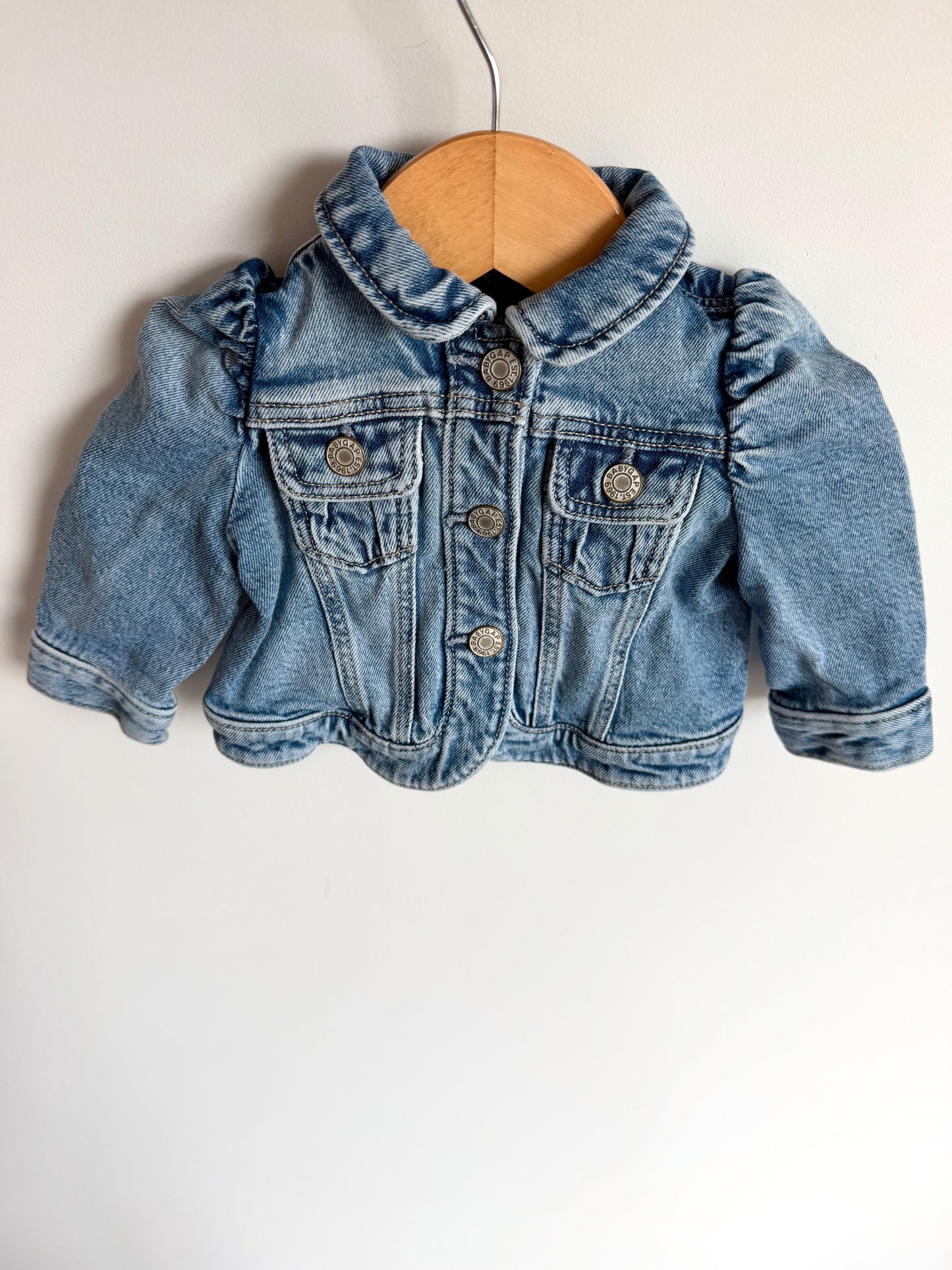 Gap Blue Snap Jean Jacket / 0-6m