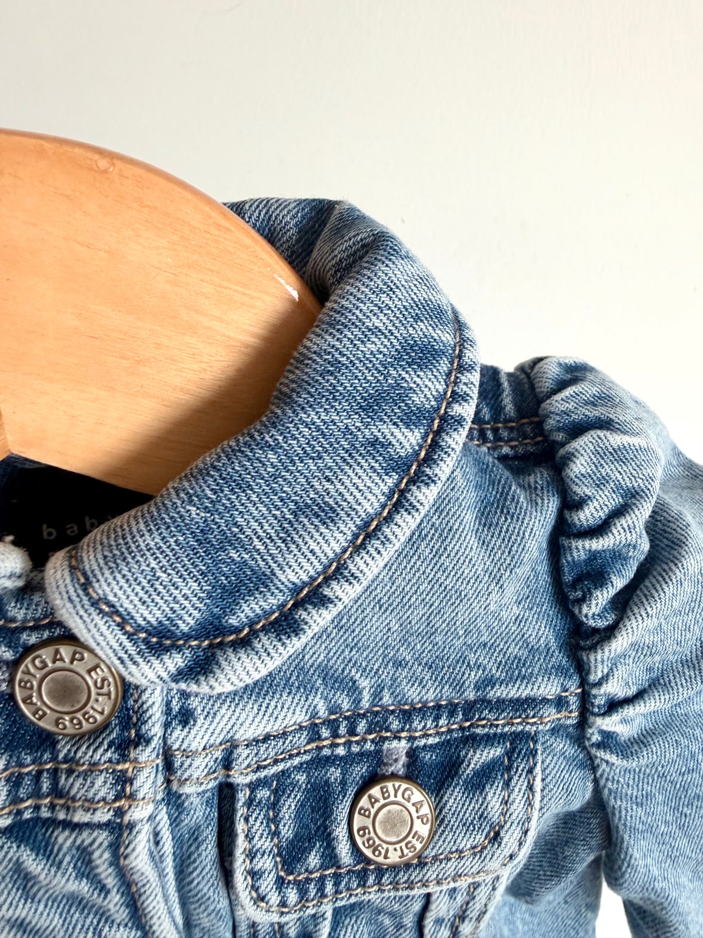 Gap Blue Snap Jean Jacket / 0-6m