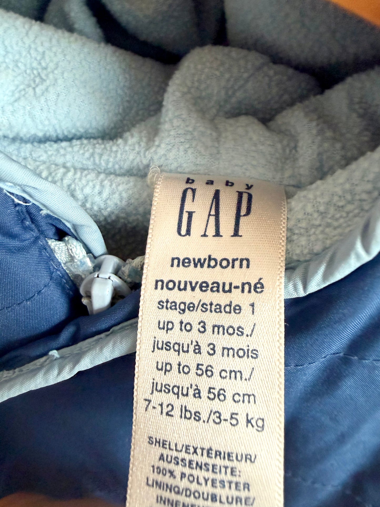 Gap Blue Bunting Suit / 1-3m