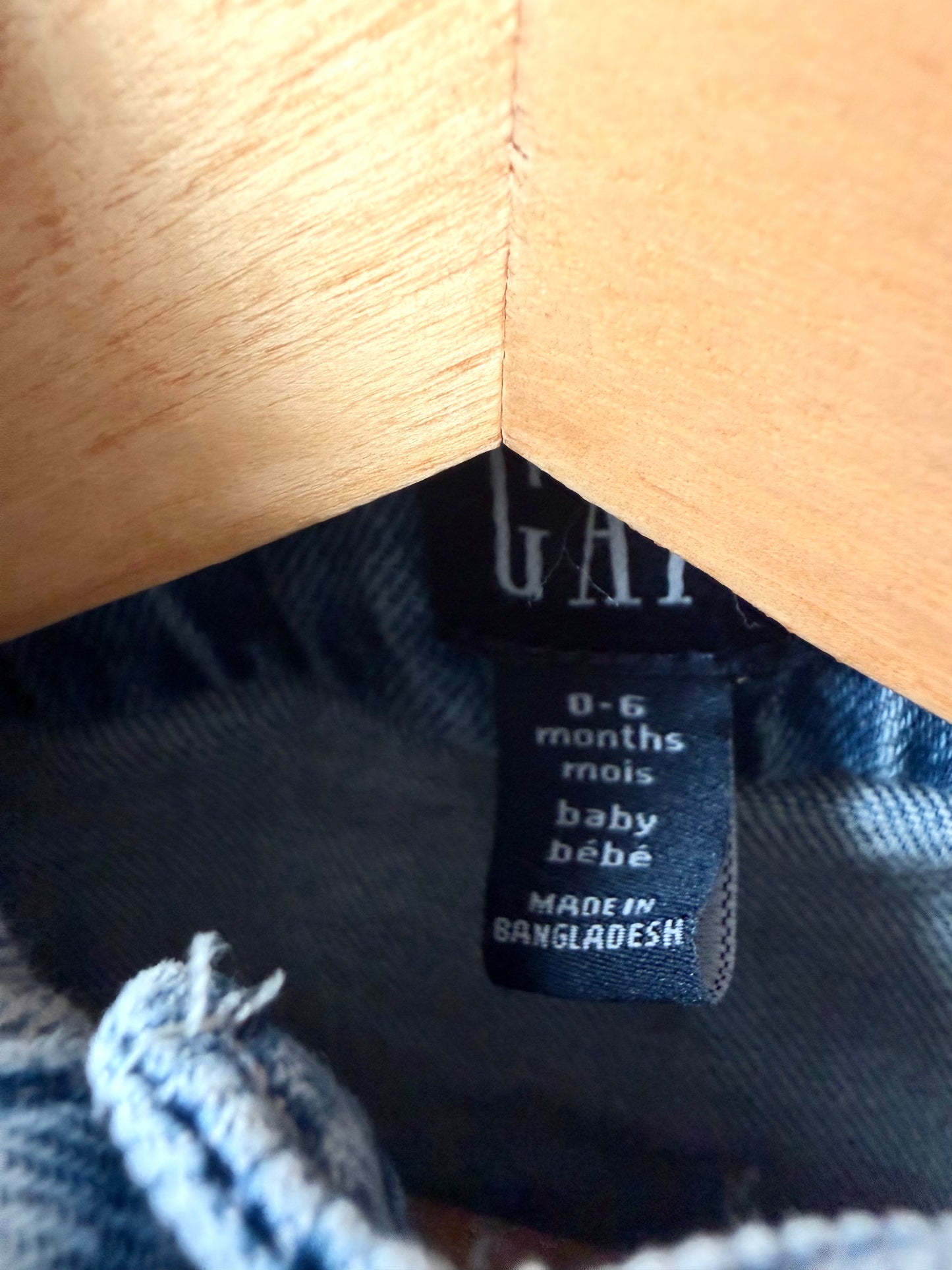 Gap Blue Snap Jean Jacket / 0-6m