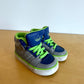Adidas High Top Grey Blue Green Sneakeres / Size 4 Infant