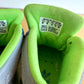 Adidas High Top Grey Blue Green Sneakeres / Size 4 Infant