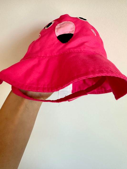 Pink Sun Hat / 3-6m