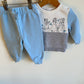 Princess Crewneck + Pants Set / 12m