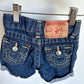True Religion Jean Shorts / 12-18m