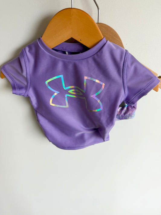 Under Armour Purple Top + Bottoms Swim Set (With tags) / 18m