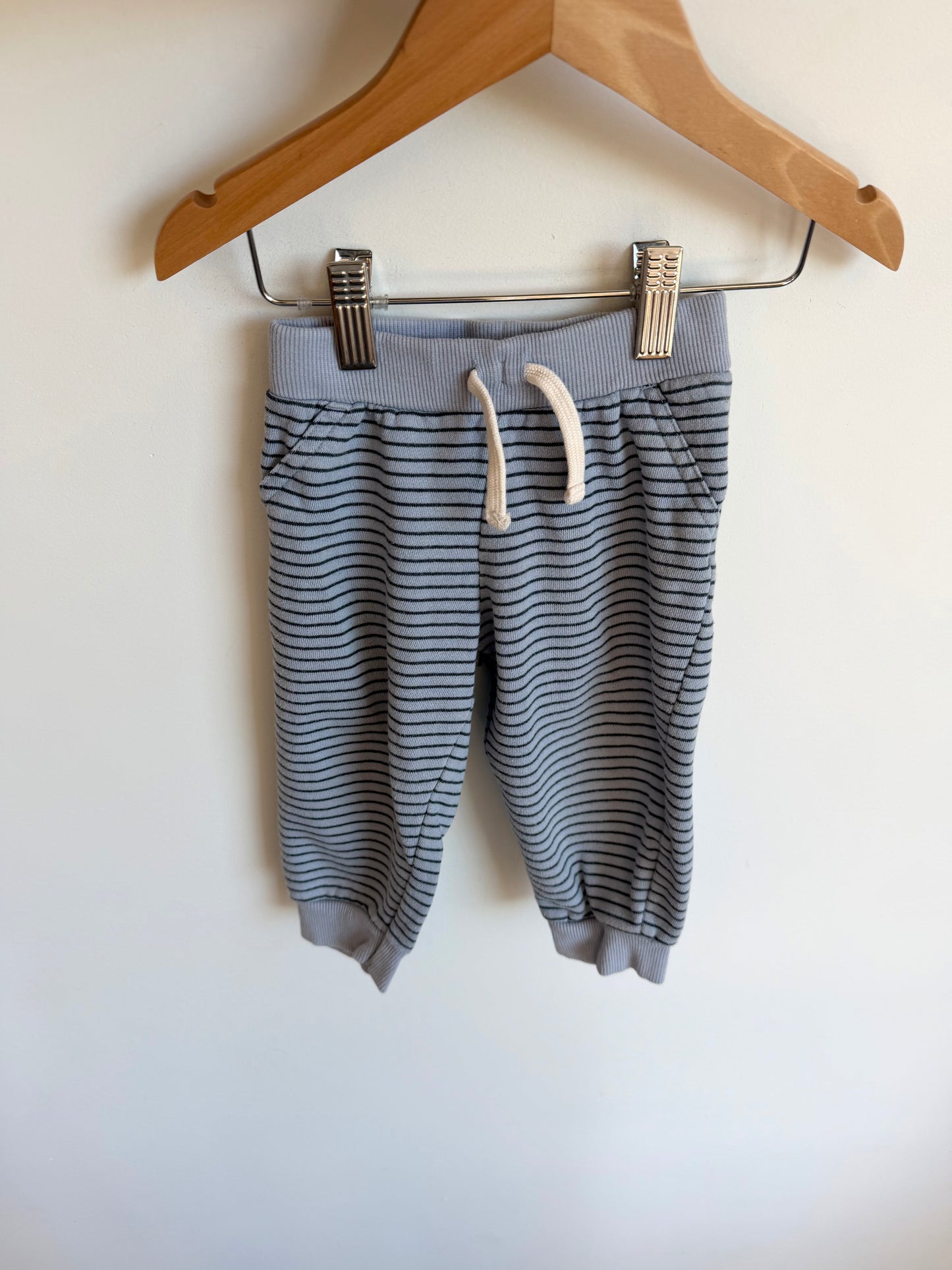 Blue Striped Tapered Pants / 18m