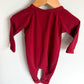 Zippies Maroon Sleeper / 3-6m