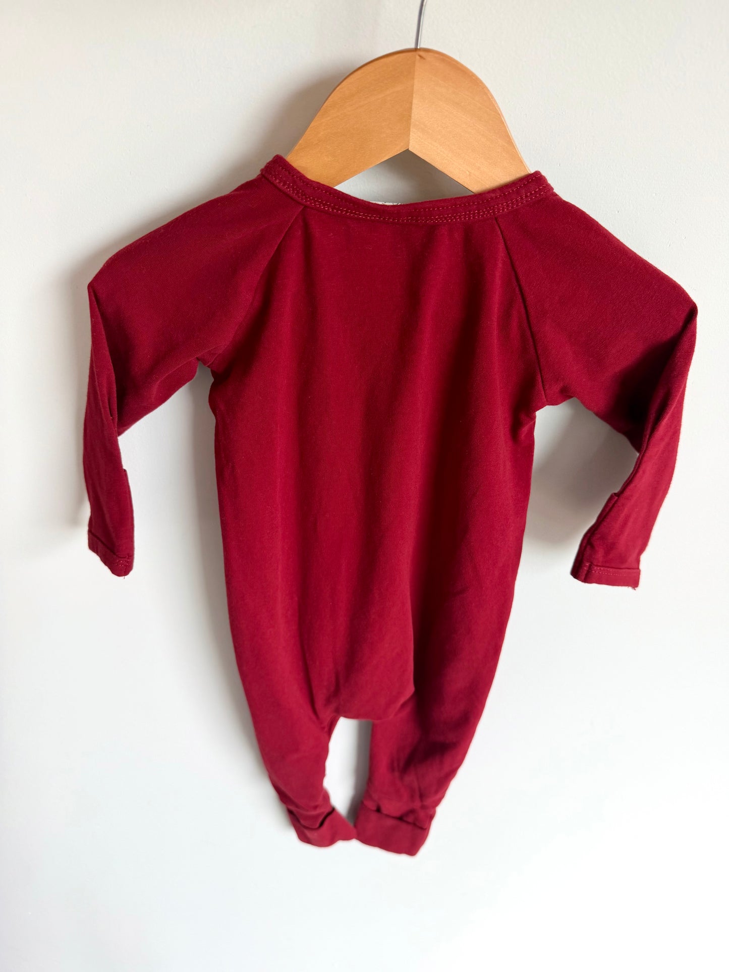 Zippies Maroon Sleeper / 3-6m