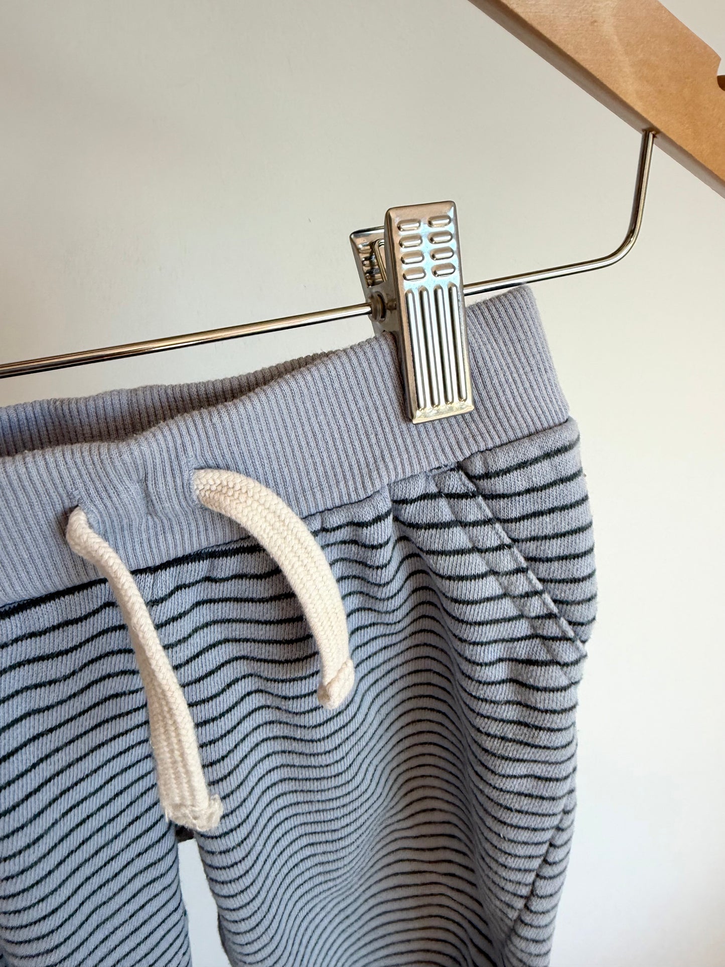 Blue Striped Tapered Pants / 18m