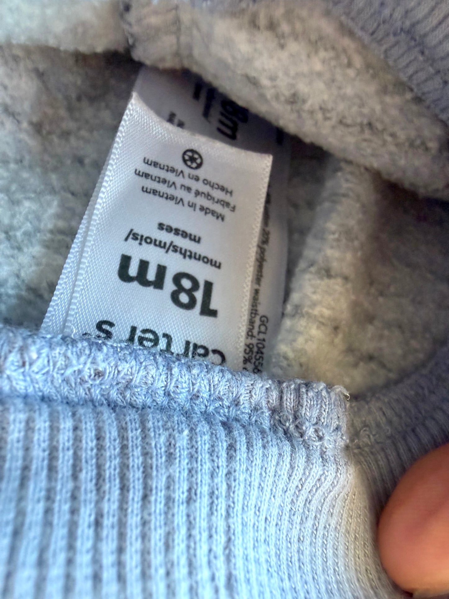 Blue Striped Tapered Pants / 18m
