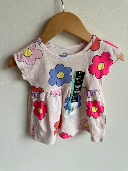 Flower Petal Top (With Tags) / 3-6m