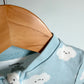 Cloud Blue Cotton Sleeper / 3-6m
