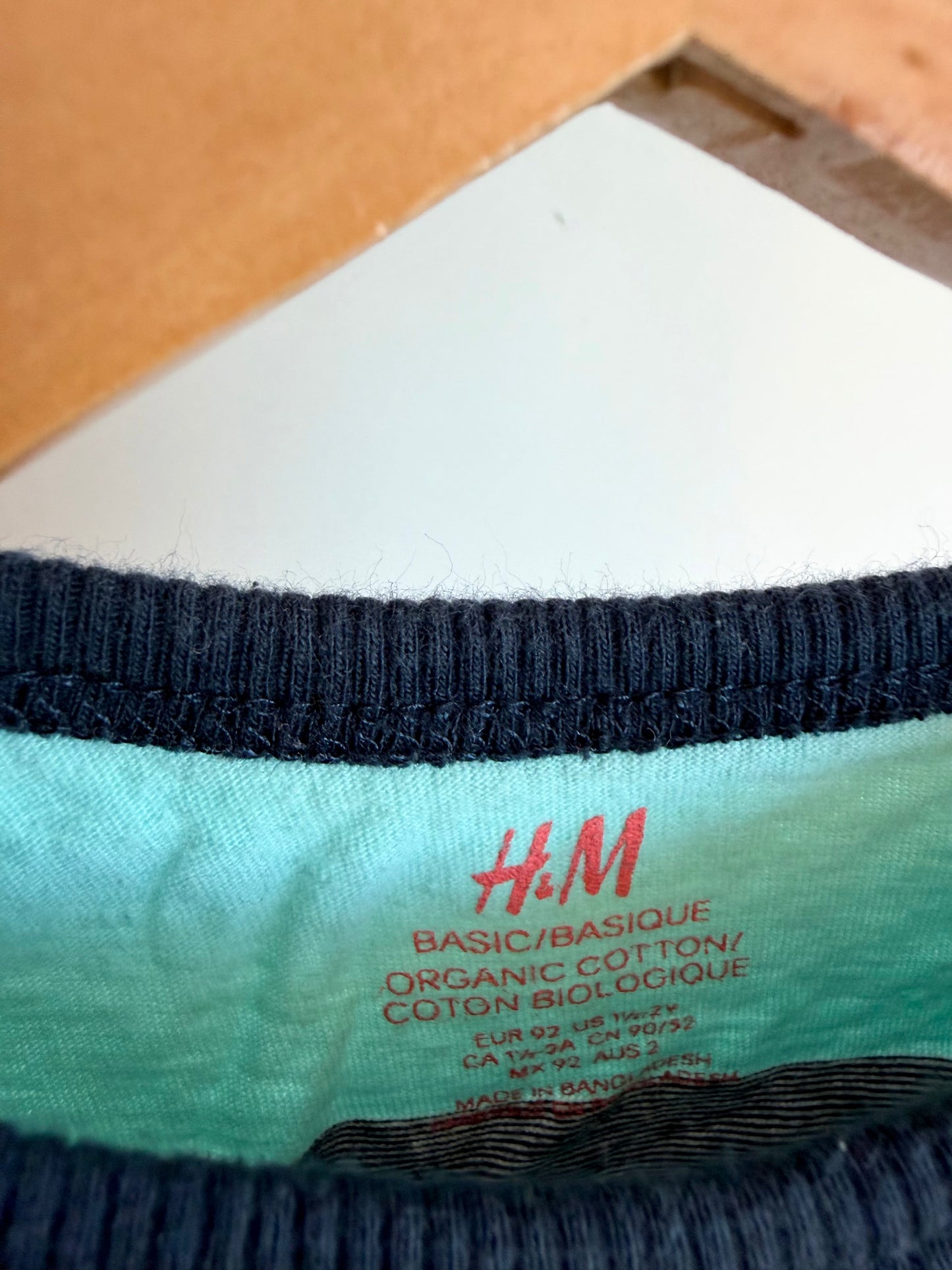 H&M Blue Panel Pocket Tank Top / 18-24m