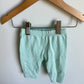 Teal Dotted Leggings / 0-3m