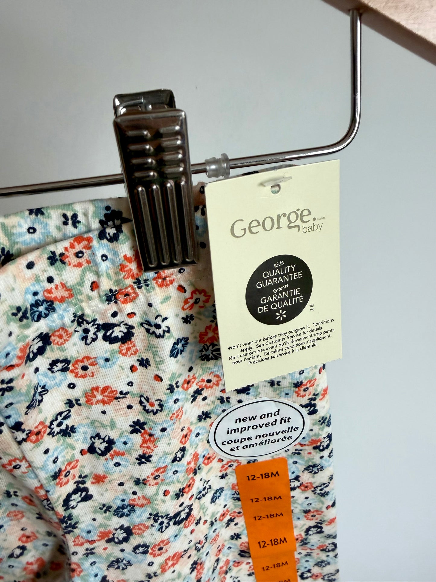 Floral Cluster Pants (With tags) / 12-18m