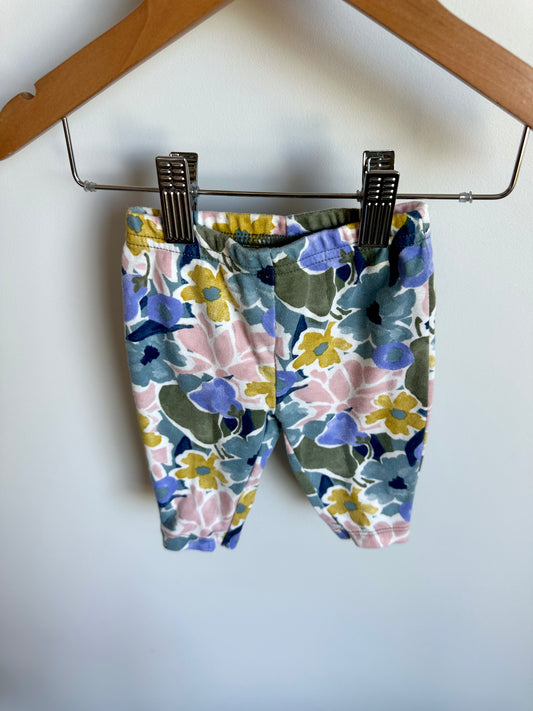 Floral Leggings / 0-3m
