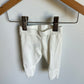 Cream Organic Newborn Leggings / 0m