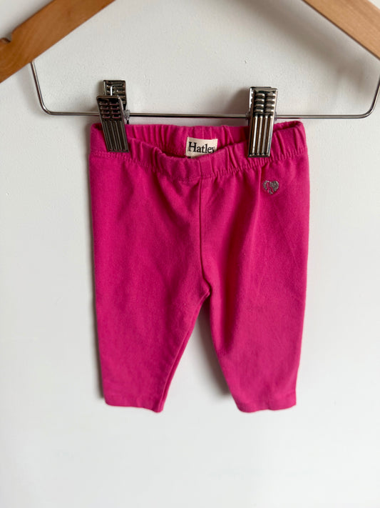 Hatley Pink Heart Pants / 3-6m