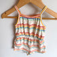 Colored Striped Romper / 3-6m