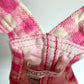 Pink Checkered Overalls / 3-6m