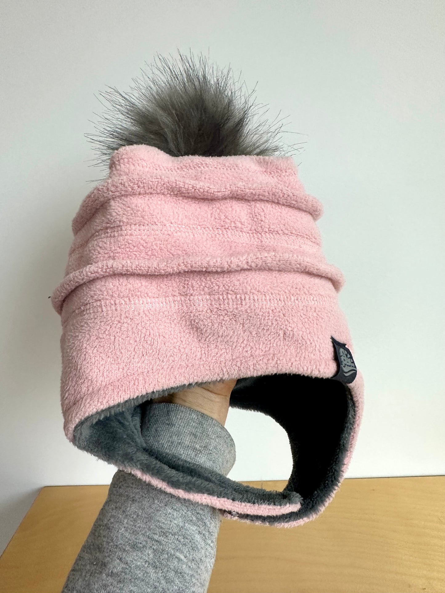 Pink Chin Strap Toque / 3-5 years