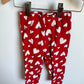 Red Heart Leggings / 18-24m