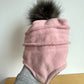 Pink Chin Strap Toque / 3-5 years
