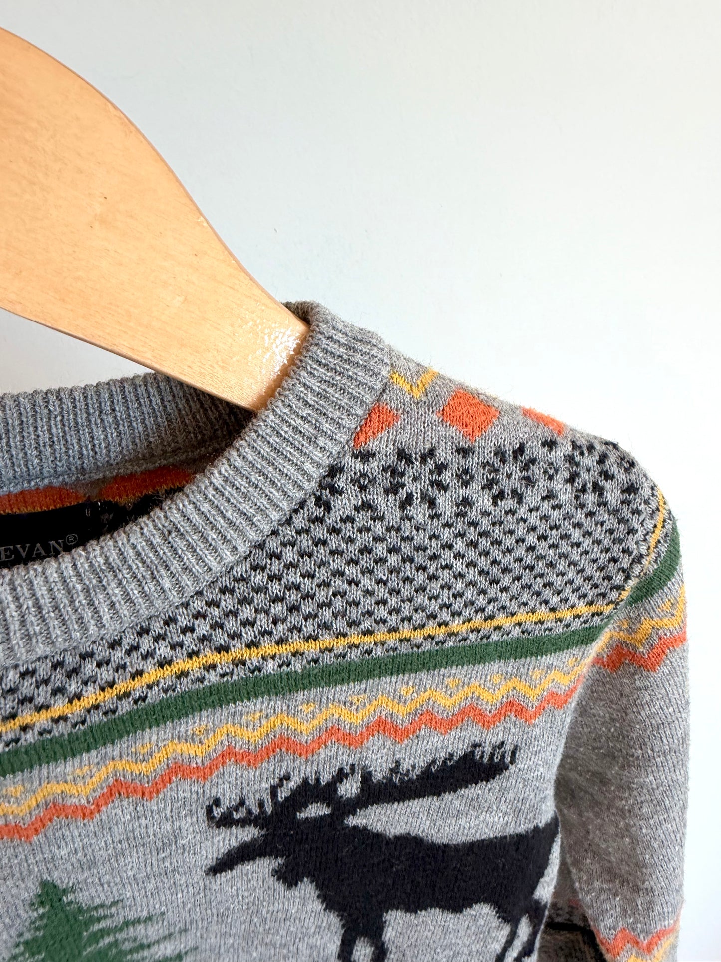 Moose and Tree Sweater / 2T