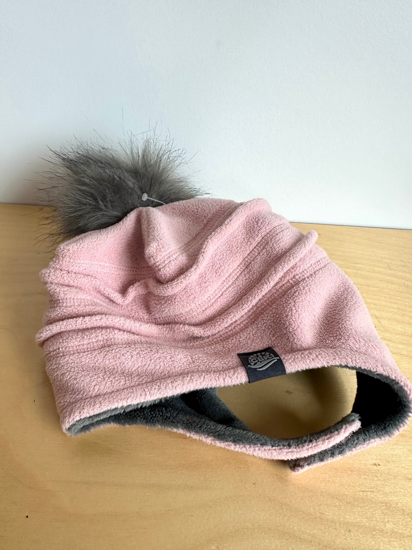 Pink Chin Strap Toque / 3-5 years