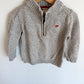 Grey Half Zip Up Sweater / 3T