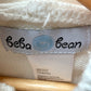 White Cotton Hood Sweater / 3-6m