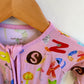 Bamboo Alphabet Sleeper / 0-3m