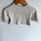 Oat Waffle Pocket Top / 2-4m