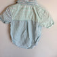 Vertical Stripe Collared Bodysuit / 24m