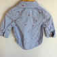 Rocket Button Up Collared Bodysuit / 18m