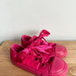 Pink Lace Up Converse / Size 9 Toddler