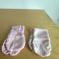 Stripe + Pink Mits / 0-3m