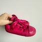 Pink Lace Up Converse / Size 9 Toddler