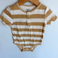 Tan Stripes Bodysuit / 18-24m