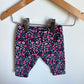 Fleece Floral Pants / 9m