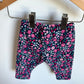 Fleece Floral Pants / 9m