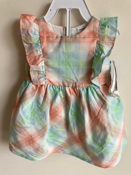 Plaid Dress with Shorts (With Tags) / 9m