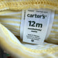 Yellow Striped Capris / 12m